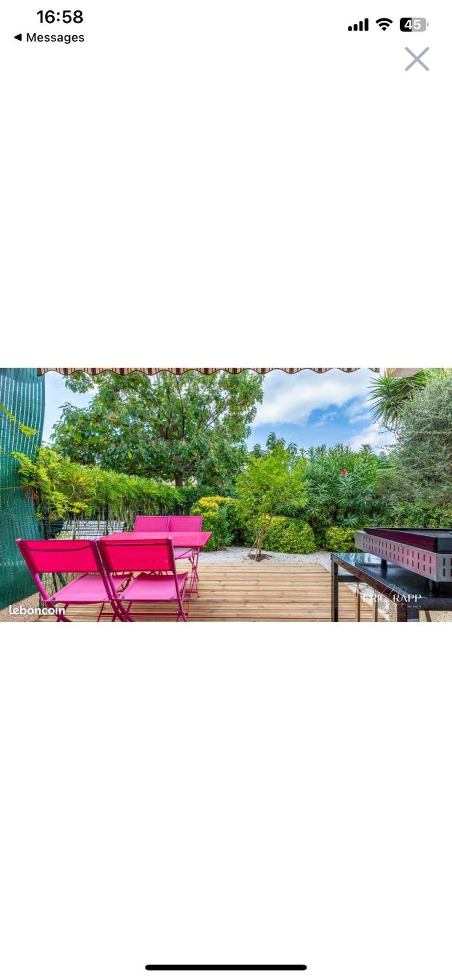 Beau T2 Avec Jardin Appartamento Fréjus